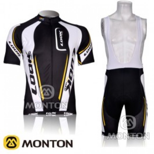 Look 2012 Fahrradbekleidung Satz Fahrradtrikot Kurzarm Trikot und Kurz Trägerhose Schwarz Look 2012 Fahrradbekleidung Satz Fahrradtrikot Kurzarm Trikot und Kurz Trägerhose Schwarz