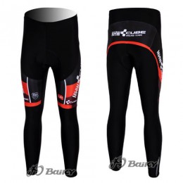 MHW Cube Racing Team Lang Radhose Rot Schwarz