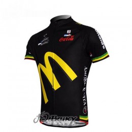 McDonald Legea Pro Team Radtrikot Kurzarm Schwarz McDonald Legea Pro Team Radtrikot Kurzarm Schwarz