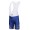 Movistar Team Kurz Trägerhose Blau