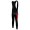 Nalini Pro Team Lang Trägerhose Rot Schwarz