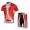Nalini Pro Team Radbekleidung Radtrikot Kurzarm und Fahrradhosen Kurz Rot