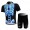 Northwave Pro Team Radbekleidung Radtrikot Kurzarm und Fahrradhosen Kurz Schwarz Blau