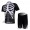 Northwave Pro Team Radbekleidung Radtrikot Kurzarm und Fahrradhosen Kurz Weiß Schwarz