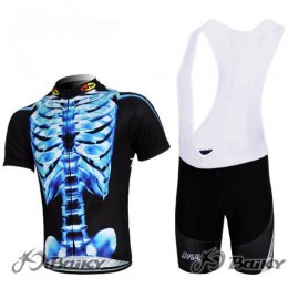Northwave Pro Team Fahrradbekleidung Satz Fahrradtrikot Kurzarm Trikot und Kurz Trägerhose Schwarz Blau