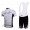 Northwave Pro Team Fahrradbekleidung Satz Fahrradtrikot Kurzarm Trikot und Kurz Trägerhose Weiß