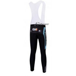 Omega Pharma Quick Step Pro Team Lang Trägerhose Blau Weiß Omega Pharma Quick Step Pro Team Lang Trägerhose Blau Weiß