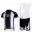 Pearl Izumi Pro Team Fahrradbekleidung Satz Fahrradtrikot Kurzarm Trikot und Kurz Trägerhose Weiß Schwarz