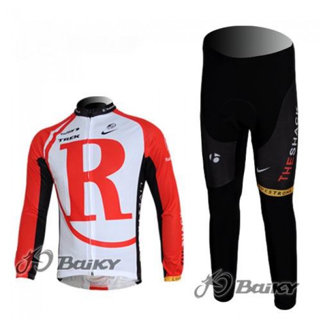 RadioShack Trek Fahrradbekleidung Radtrikot Satz Langarm und Lange Fahrradhose Rot RadioShack Trek Fahrradbekleidung Radtrikot Satz Langarm und Lange Fahrradhose Rot