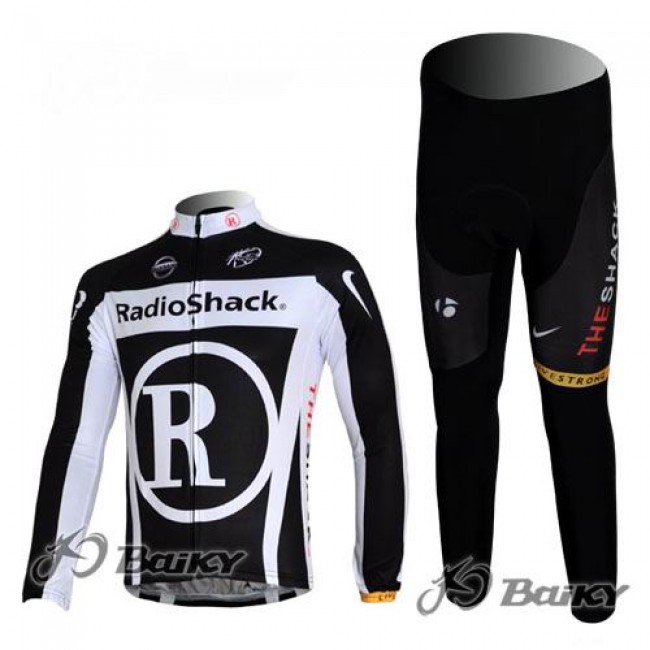 RadioShack Trek Nissan Fahrradbekleidung Radtrikot Satz Langarm und Lange Fahrradhose Schwarz RadioShack Trek Nissan Fahrradbekleidung Radtrikot Satz Langarm und Lange Fahrradhose Schwarz
