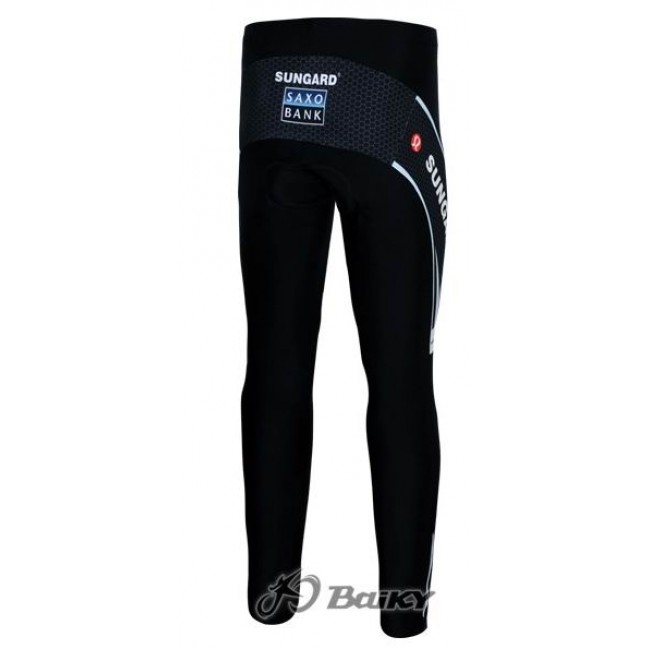 Saxo Bank Sungard Pro Team Lang Radhose Weiß Schwarz Saxo Bank Sungard Pro Team Lang Radhose Weiß Schwarz