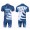2013 Saxo Bank Tinkoff USA Champion Radtrikot Kurzarm Blau Weiß Rot
