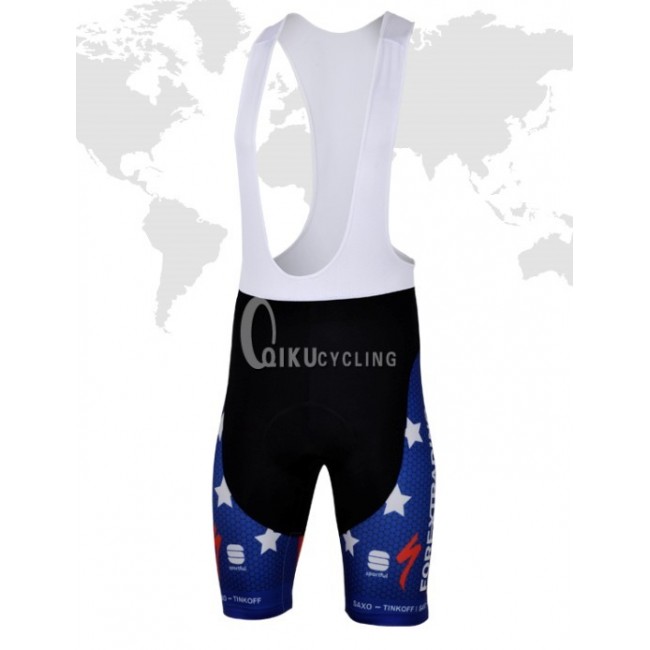 2013 Saxo Bank Tinkoff USA Champion Kurz Trägerhose Blau Weiß Rot 2013 Saxo Bank Tinkoff USA Champion Kurz Trägerhose Blau Weiß Rot