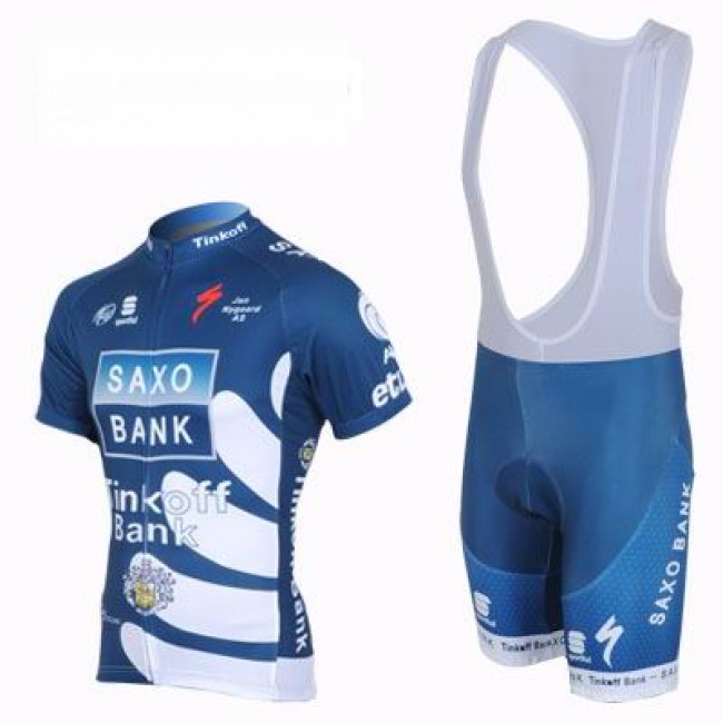 2013 Saxo Bank Tinkoff Pro Team Fahrradbekleidung Satz Fahrradtrikot Kurzarm Trikot und Kurz Trägerhose Dunkel Blau 2013 Saxo Bank Tinkoff Pro Team Fahrradbekleidung Satz Fahrradtrikot Kurzarm Trikot und Kurz Trägerhose Dunkel Blau