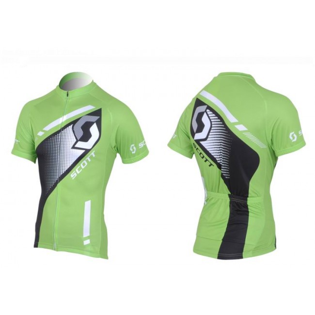 2013 Scott Racing Fahrradbekleidung Satz Fahrradtrikot Kurzarm Trikot und Kurz Trägerhose Grün Schwarz 2013 Scott Racing Fahrradbekleidung Satz Fahrradtrikot Kurzarm Trikot und Kurz Trägerhose Grün Schwarz