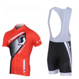 2013 Scott Racing Fahrradbekleidung Satz Fahrradtrikot Kurzarm Trikot und Kurz Trägerhose Rot Schwarz 2013 Scott Racing Fahrradbekleidung Satz Fahrradtrikot Kurzarm Trikot und Kurz Trägerhose Rot Schwarz