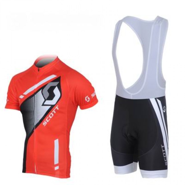 2013 Scott Racing Fahrradbekleidung Satz Fahrradtrikot Kurzarm Trikot und Kurz Trägerhose Rot Schwarz 2013 Scott Racing Fahrradbekleidung Satz Fahrradtrikot Kurzarm Trikot und Kurz Trägerhose Rot Schwarz