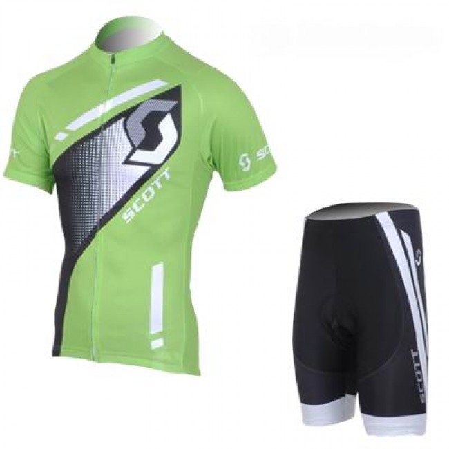 2013 Scott Racing Radtrikot Kurzarm und Kurz Radhose Kits Grün Schwarz 2013 Scott Racing Radtrikot Kurzarm und Kurz Radhose Kits Grün Schwarz