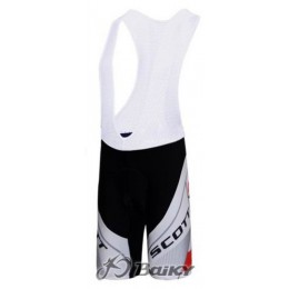 Scott Racing Team Kurz Trägerhose Weiß Rot Scott Racing Team Kurz Trägerhose Weiß Rot