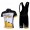 Specialized Livestrong Fahrradbekleidung Satz Fahrradtrikot Kurzarm Trikot und Kurz Trägerhose Weiß Gelb