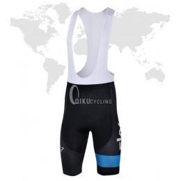 Team Sky Kurz Trägerhose Schwarz Blau 2013