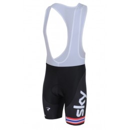 Team Sky Norwegisch Champion Kurz Trägerhose Schwarz Rot