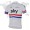 2013 Team Sky Radtrikot Kurzarm Weiß Rot Blau
