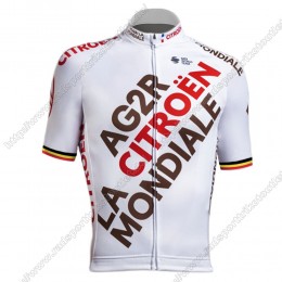 Profiteams Ag2r Mondiale Citroen 2021 belgium Radbekleidung Satz Trikot Kurzarm+Trägerhosen Set Outl Profiteams Ag2r Mondiale Citroen 2021 belgium Radbekleidung Satz Trikot Kurzarm+Trägerhosen Set Outl