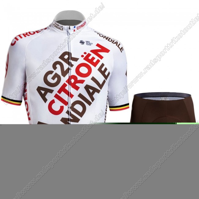 Profiteams Ag2r Mondiale Citroen 2021 belgium Radbekleidung Satz Trikot Kurzarm+Trägerhosen Set Outl Profiteams Ag2r Mondiale Citroen 2021 belgium Radbekleidung Satz Trikot Kurzarm+Trägerhosen Set Outl