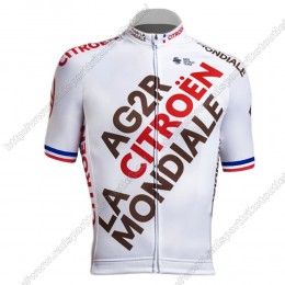 Profiteams Ag2r Mondiale Citroen 2021 France Radbekleidung Satz Trikot Kurzarm+Trägerhosen Set Outl Profiteams Ag2r Mondiale Citroen 2021 France Radbekleidung Satz Trikot Kurzarm+Trägerhosen Set Outl