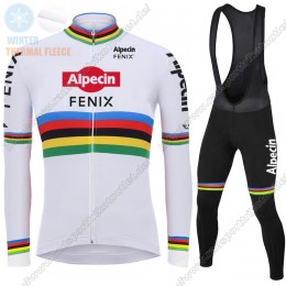 Profiteams Winter 2021 Alpecin Fenix World Champion Weiß Radsport Fahrradbekleidung Trikot Langarm+Lang Trägerho Profiteams Winter 2021 Alpecin Fenix World Champion Weiß Radsport Fahrradbekleidung Trikot Langarm+Lang Trägerho