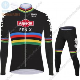 Profiteams Winter 2021 Alpecin Fenix World Champion Schwarz Radsport Fahrradbekleidung Trikot Langarm+Lang Trägerho Profiteams Winter 2021 Alpecin Fenix World Champion Schwarz Radsport Fahrradbekleidung Trikot Langarm+Lang Trägerho