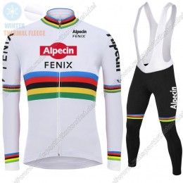 Profiteams Winter 2021 Alpecin Fenix World Champion Weiß Radsport Fahrradbekleidung Trikot Langarm+Lang Trägerho Profiteams Winter 2021 Alpecin Fenix World Champion Weiß Radsport Fahrradbekleidung Trikot Langarm+Lang Trägerho