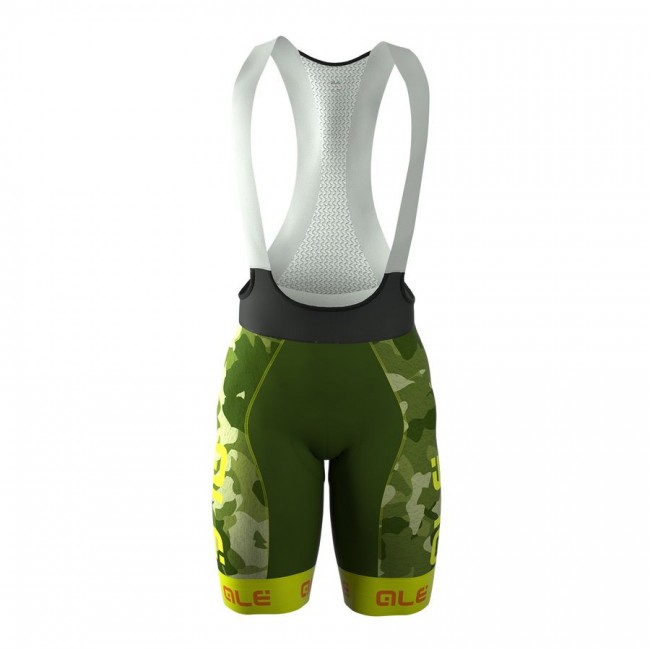 2016 Ale Graphics PRR Camo Fahrradbekleidung Kurz Trägerhose gelbs Fluo 2016 Ale Graphics PRR Camo Fahrradbekleidung Kurz Trägerhose gelbs Fluo