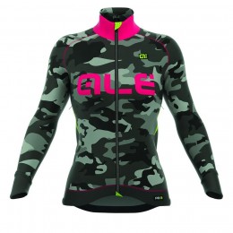 2016 ALE CAMO Damen Radtrikot Langarm-FRAGOLA 2016 ALE CAMO Damen Radtrikot Langarm-FRAGOLA