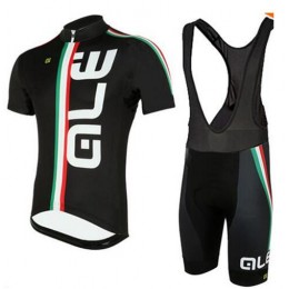 2016 ALE schwarz Fahrradbekleidung Satz Fahrradtrikot Kurzarm Trikot und Kurz Trägerhose 2016 ALE schwarz Fahrradbekleidung Satz Fahrradtrikot Kurzarm Trikot und Kurz Trägerhose