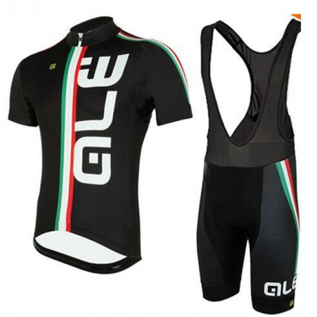 2016 ALE schwarz Fahrradbekleidung Satz Fahrradtrikot Kurzarm Trikot und Kurz Trägerhose 2016 ALE schwarz Fahrradbekleidung Satz Fahrradtrikot Kurzarm Trikot und Kurz Trägerhose