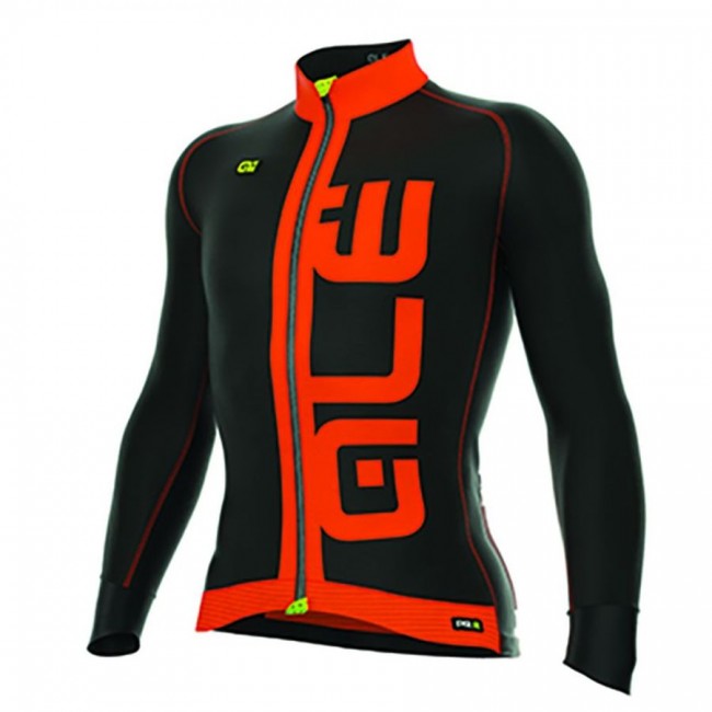 2016 ALE ARCOBALENO Radtrikot Langarm-Schwarz ORANGE FLUO 2016 ALE ARCOBALENO Radtrikot Langarm-Schwarz ORANGE FLUO