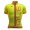 2016 ALE Graphics PRR Arcobaleno Radtrikot Kurzarm Fluo gelb