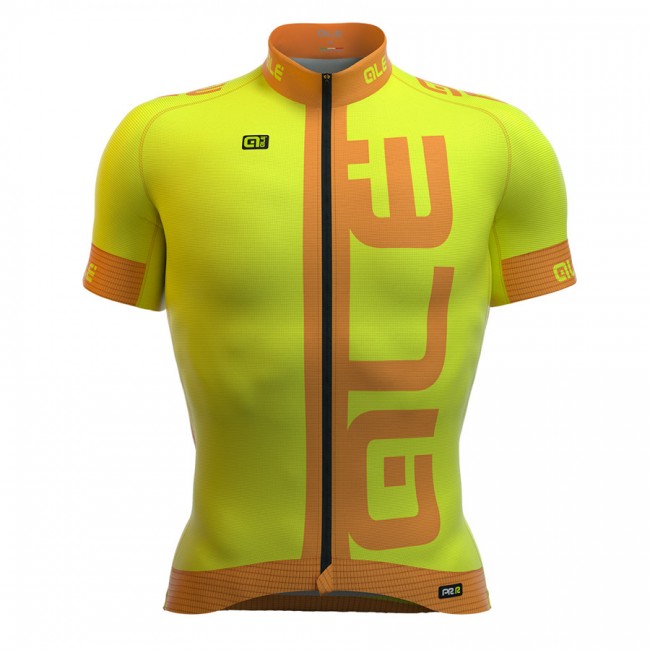 2016 ALE Graphics PRR Arcobaleno Radtrikot Kurzarm Fluo gelb 2016 ALE Graphics PRR Arcobaleno Radtrikot Kurzarm Fluo gelb