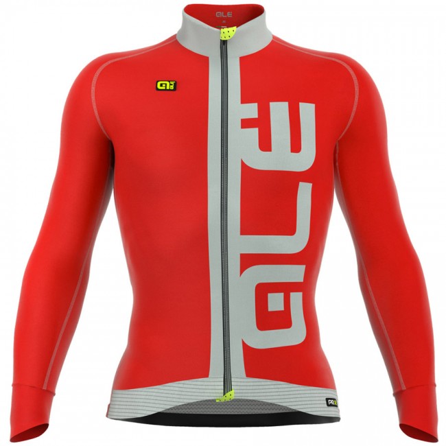 2016 ALE PRR ARCOBALENO Radtrikot Langarm-ROT GREY 2016 ALE PRR ARCOBALENO Radtrikot Langarm-ROT GREY