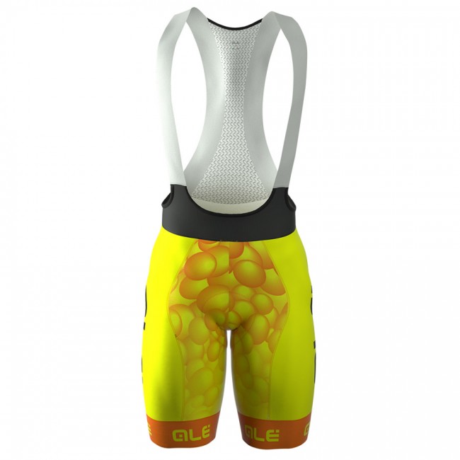2016 Ale Graphics PRR New Bubbles gelbs Fluo Fahrradbekleidung Kurz Trägerhose 2016 Ale Graphics PRR New Bubbles gelbs Fluo Fahrradbekleidung Kurz Trägerhose