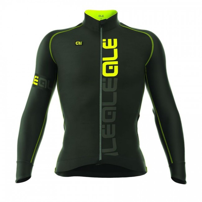 2016 ALE 3 SEASON Radtrikot Langarm-Schwarz GELB FLUO 2016 ALE 3 SEASON Radtrikot Langarm-Schwarz GELB FLUO