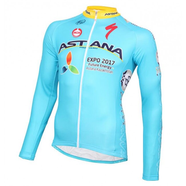 2016 ASTANA PRO TEAM Fahrradtrikot Langarm 2016 ASTANA PRO TEAM Fahrradtrikot Langarm