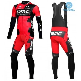 2016 BMC Racing Team Pro LTD thermisch Fahrradbekleidung Satz Radtrikot Langarm+Lang Trägerhose