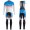 2016 Bontrager Trek Specter Cru Weiß-Blau thermisch Fahrradbekleidung Satz Radtrikot Langarm+Lang Trägerhose