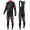 2016 Bianchi Milano Sorisole Schwarz-Rot thermisch Fahrradbekleidung Satz Radtrikot Langarm+Lang Trägerhose