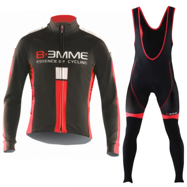2016 Biemme schwarz rot Fahrradbekleidung Langarm Radtrikot und Trägerhosen Set 2016 Biemme schwarz rot Fahrradbekleidung Langarm Radtrikot und Trägerhosen Set