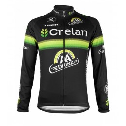 2016 Crelan-AA Drink Schwarz Radtrikot Langarm 2016 Crelan-AA Drink Schwarz Radtrikot Langarm