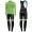 2016 Cannondale Team Grün Pro thermisch Fahrradbekleidung Satz Radtrikot Langarm+Lang Trägerhose